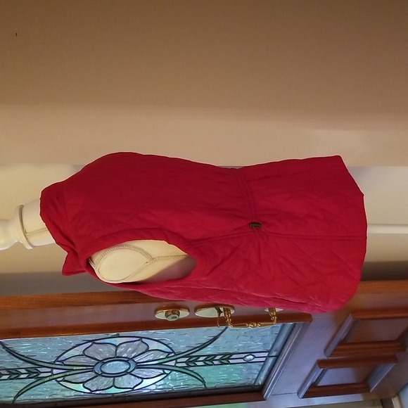 CROFT & BARROW Red Vest M - Picture 4 of 12